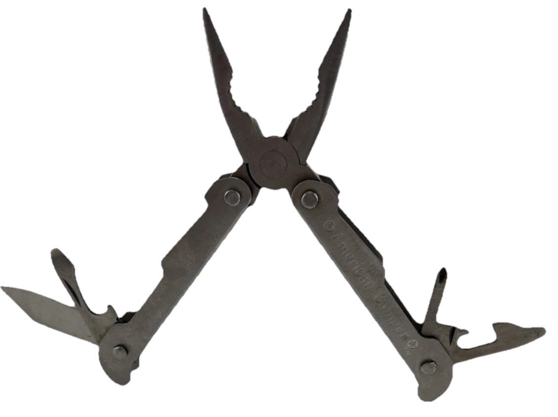 Vintage American Camper Multi-Tool With Leather Sheath