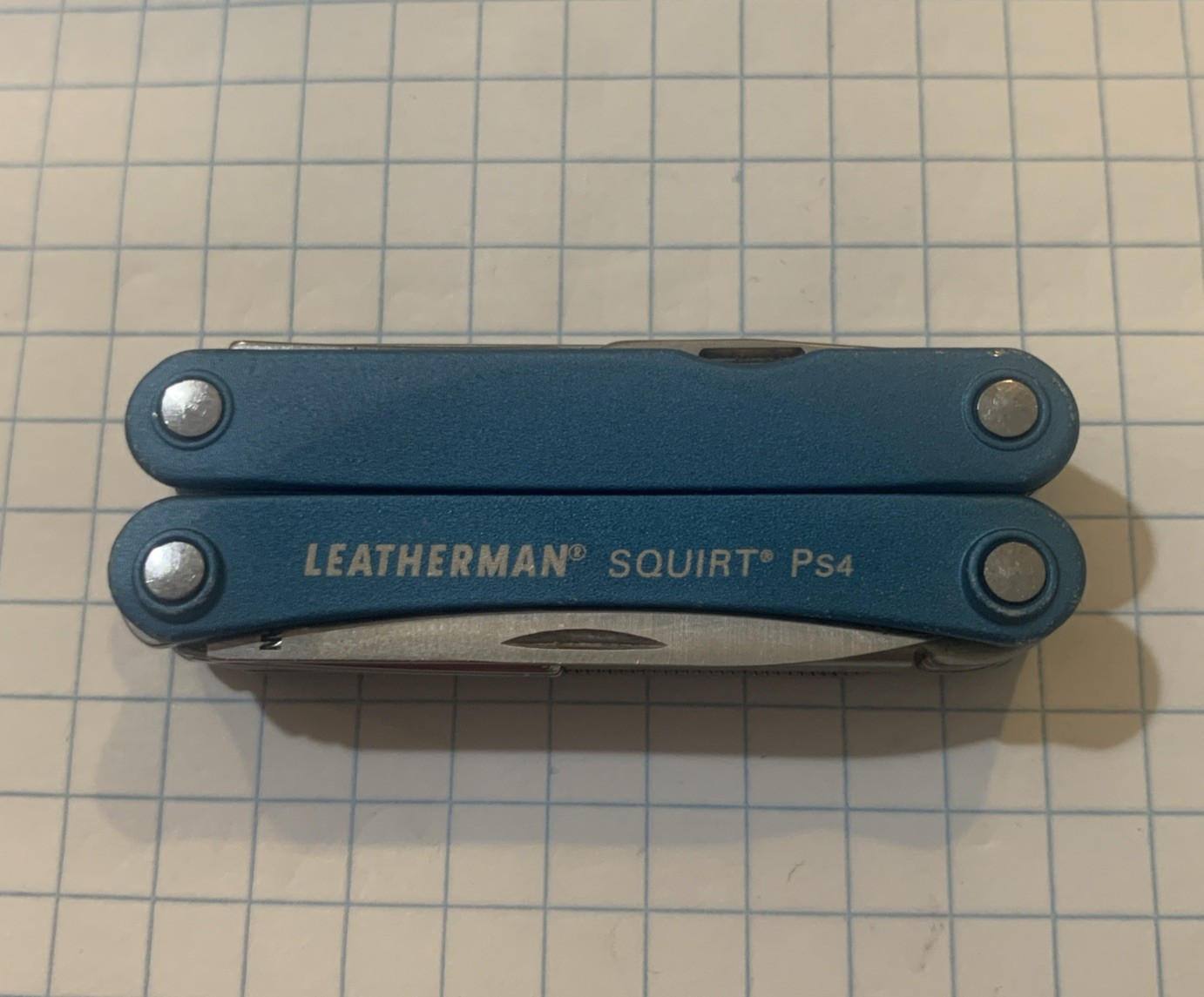 Leatherman Squirt PS4 Blue Multi Tool Rare And Retired – Super Clean EUC 9.5