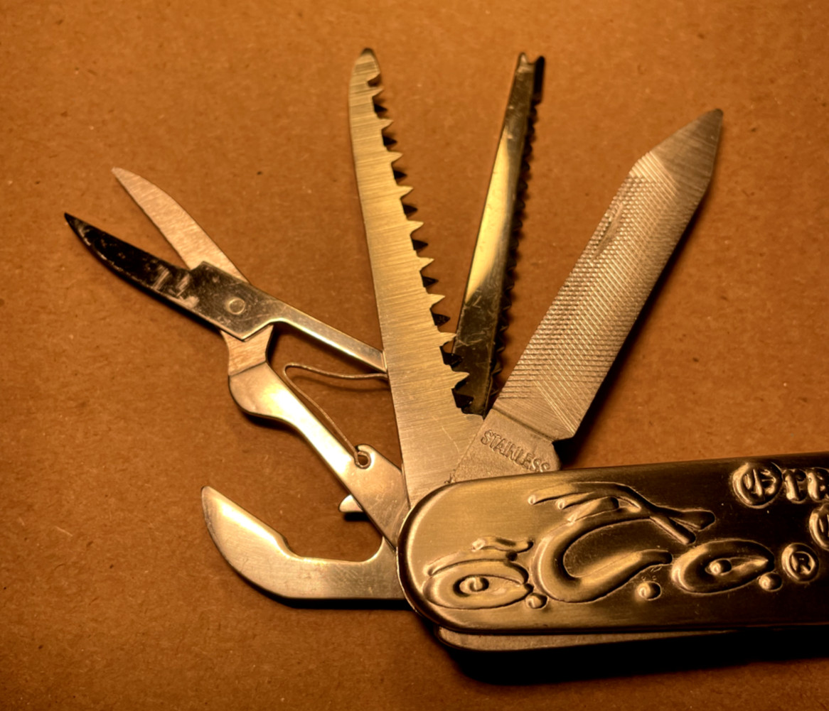 Rare Vintage Orange County Choppers Brand New York Multi-Function Pocket Knife