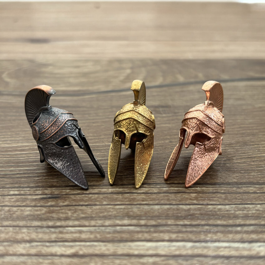 Sparta Copper EDC Knife Paracord Beads Rope Pendant Key Chain Zipper Pendant