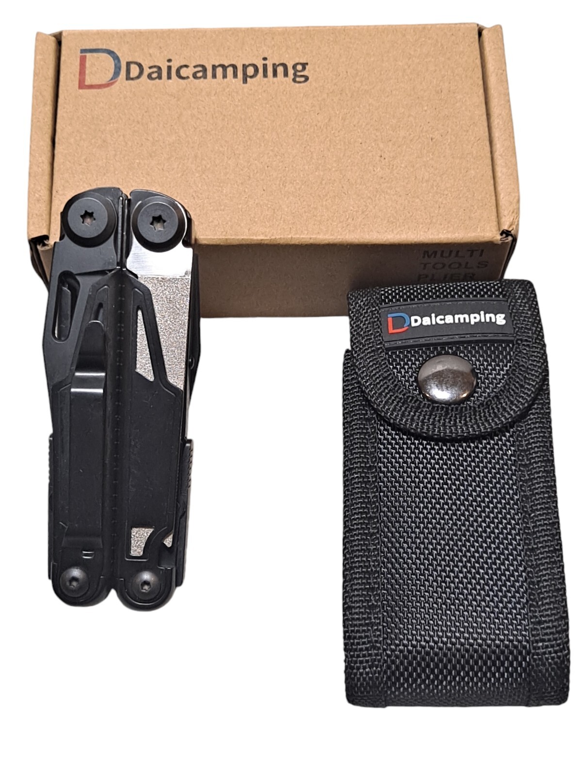 DL12 Clip Multifunctional Clamps Folding Knife Tools Gear Multi Pliers