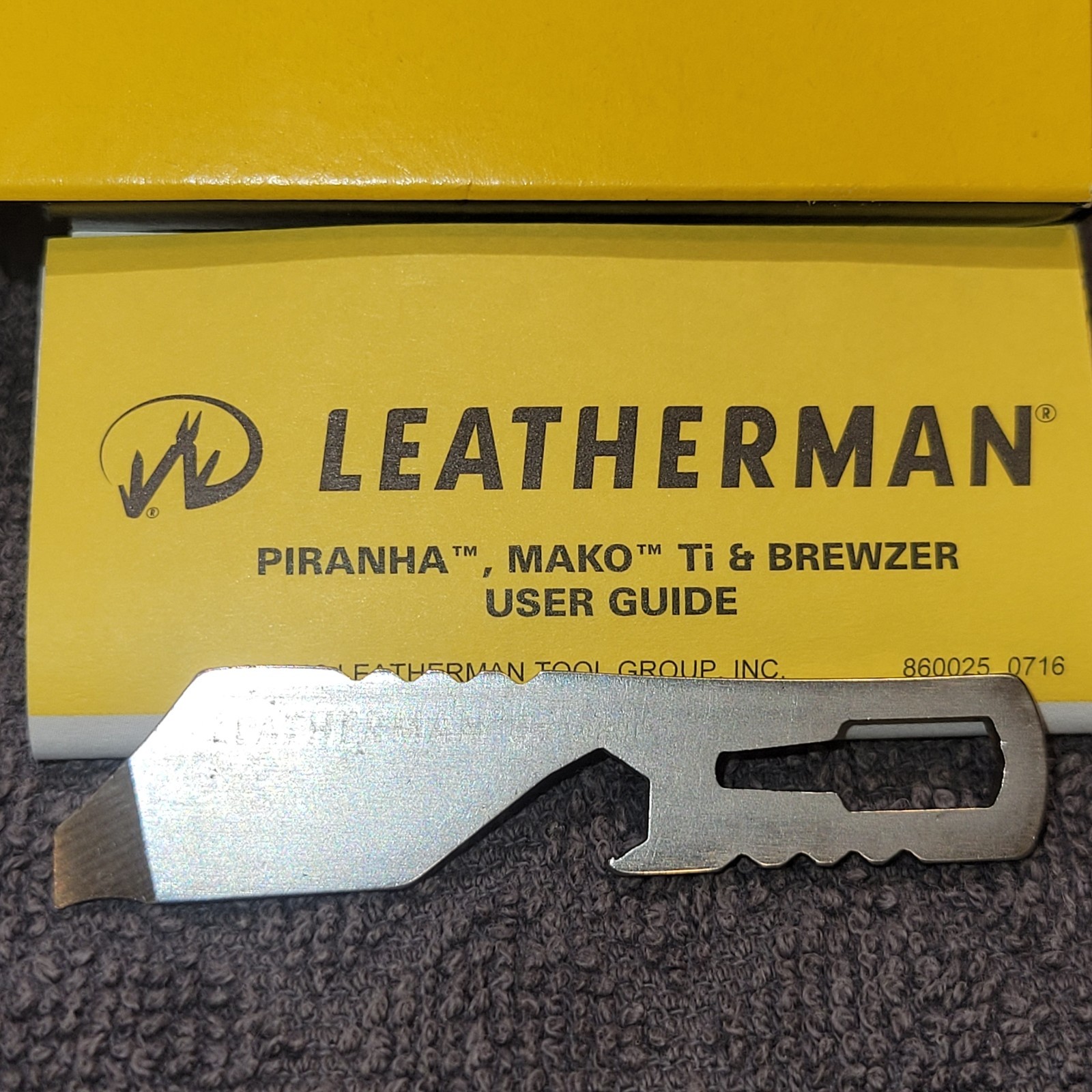 Leatherman Brewzer bottle opener mini multitool Discontinued