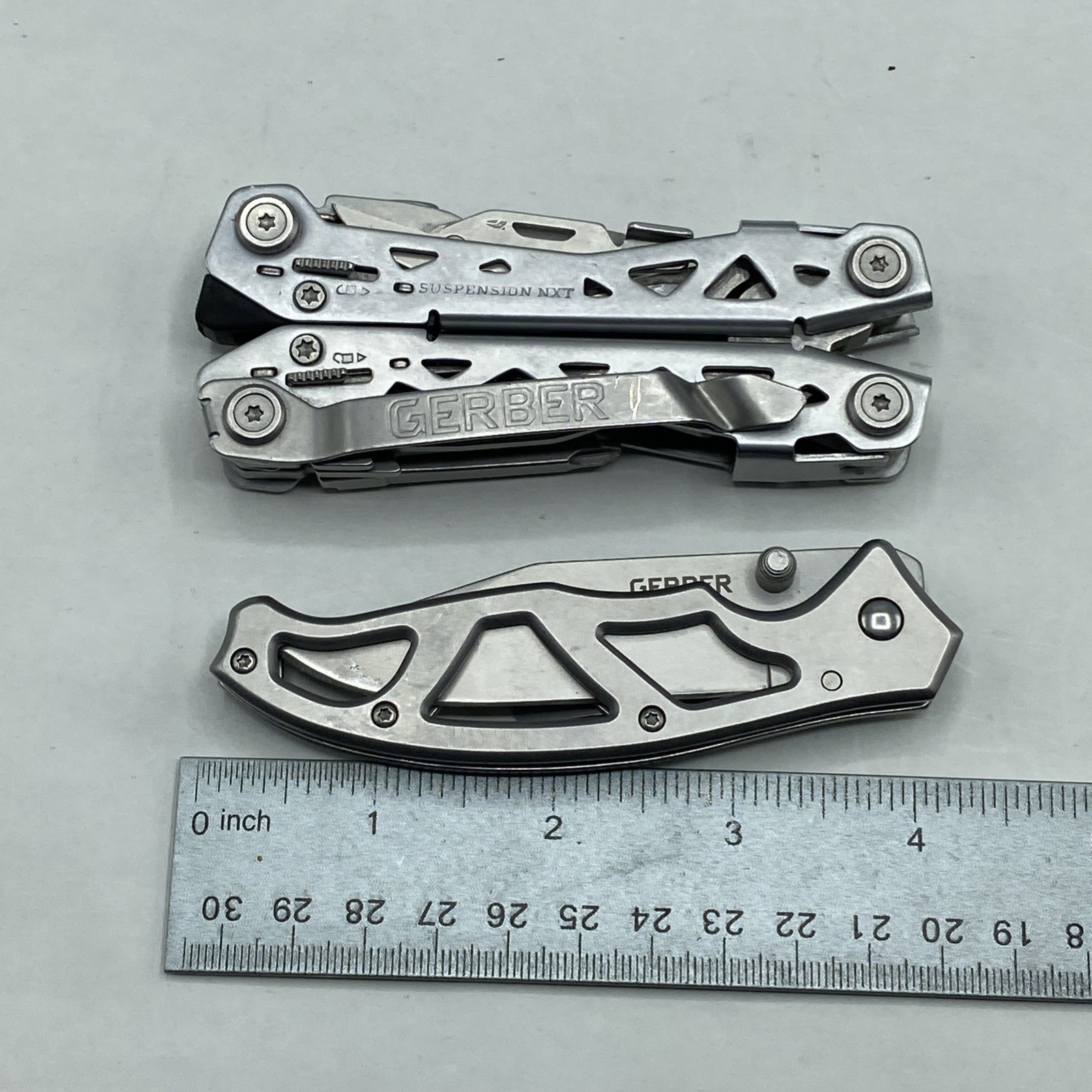 Gerber Suspension NXT & Paraframe I Knife Combo – Silver