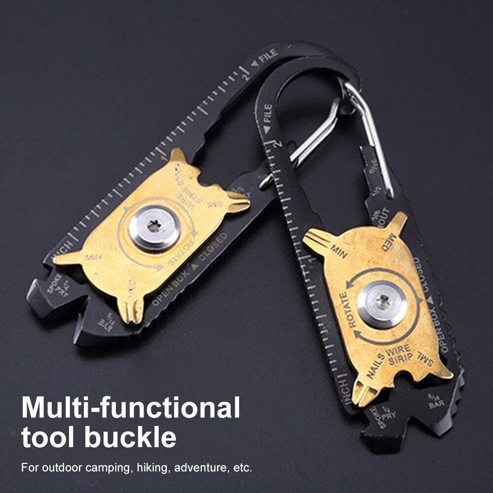 20 in1 Pocket Portable Gadget Mini Useful Utility Multi Tool Keychain EDC