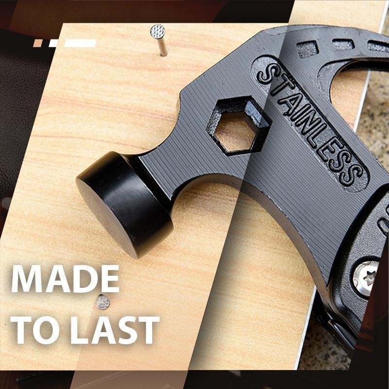 Multifunctional Pliers Stainless Steel Multitool Claw Hammer With Nylon Sheath
