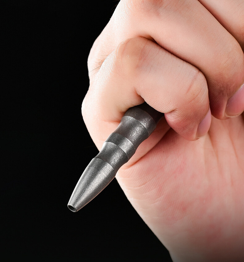 Titan Alloy Pen 4.4” Ballpoint Pen with Clip Refillable EDC Writing Pen