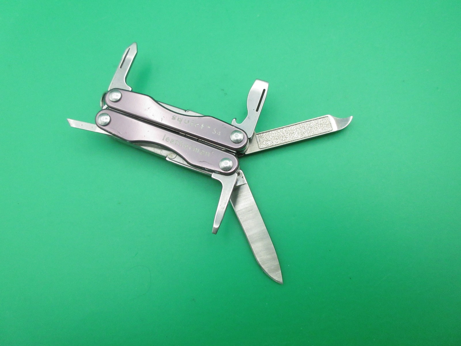 Leatherman Squirt S4 Keychain Folding Multi Tool Knife #58A