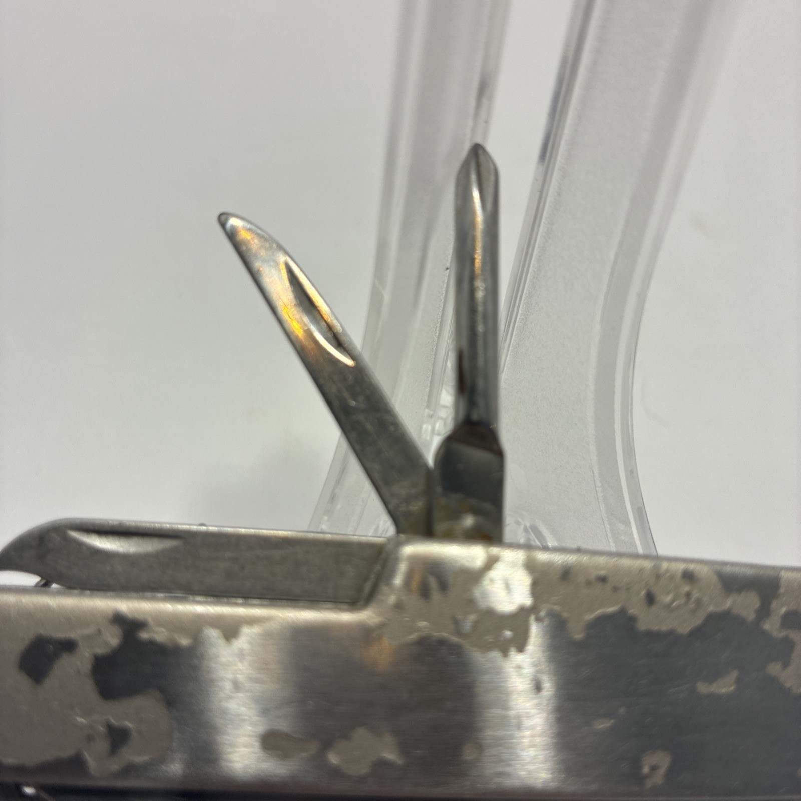 Pocket Multi Tool Swiss Type Knife Silver Army Camp Survival 11 Blades Stainless