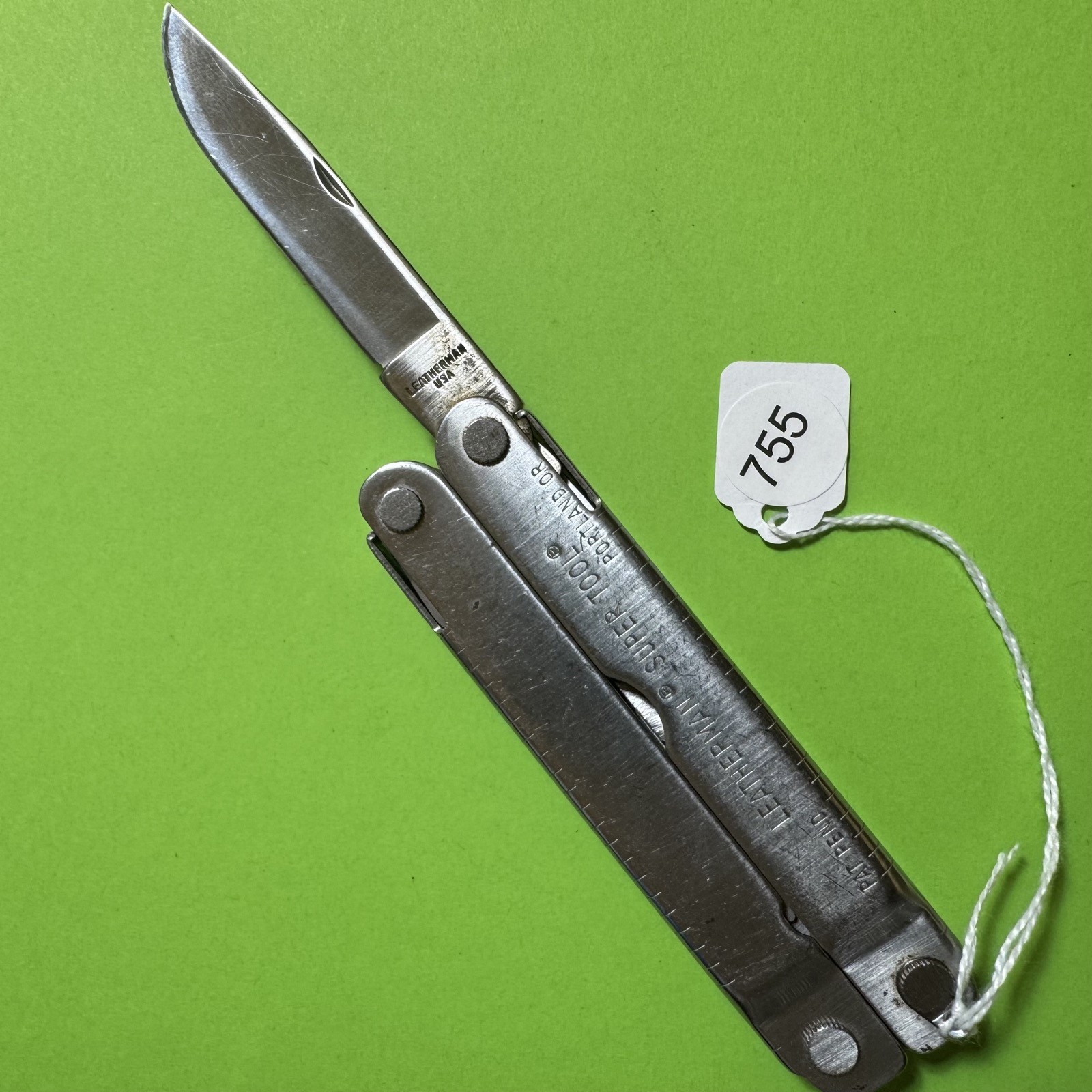 Leatherman Super Tool Plier Multi Tool Pocket Knife New Nylon Sheath EDC #755