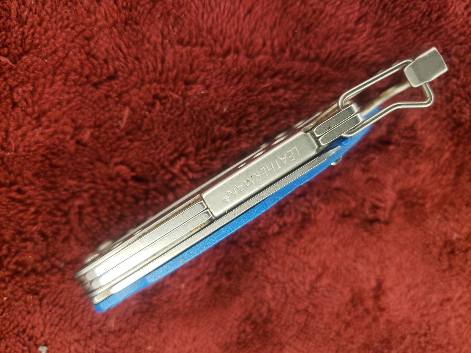 🔪🔪 Leatherman Style CS Multi Tool Blue Scissors