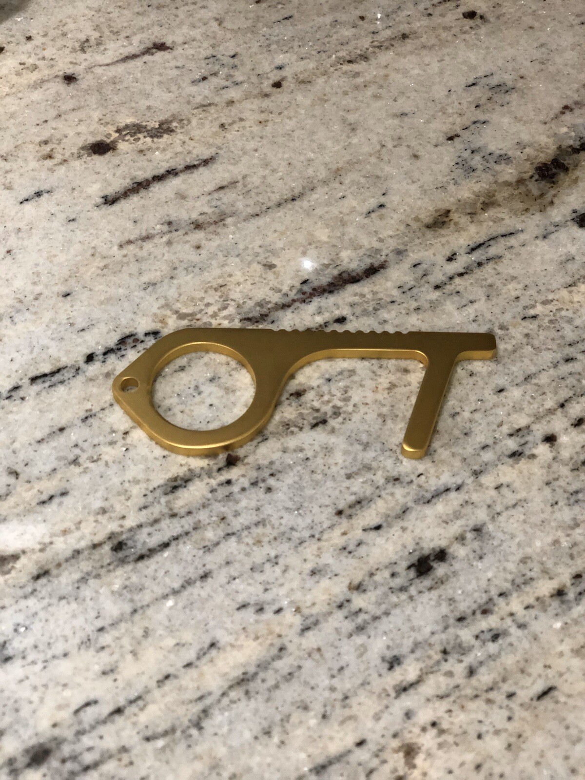 Brass Antimicrobial Set Of 2 Smart Key Door Opener Key Chain USA Germs Clean