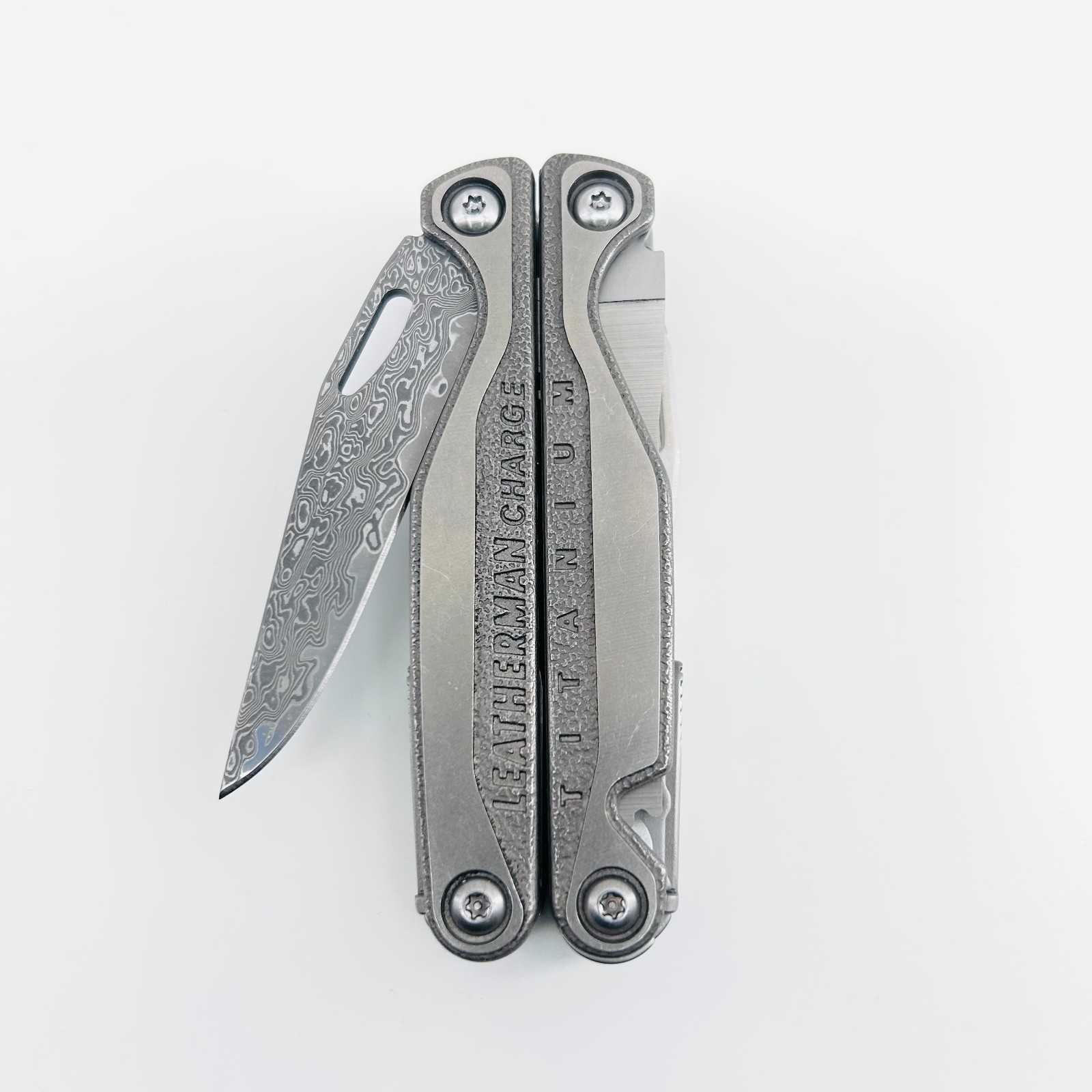 [USA STOCK] VG10 Damascus Upgrade Blade for Charge TTI Wave – 60 HRC EDC