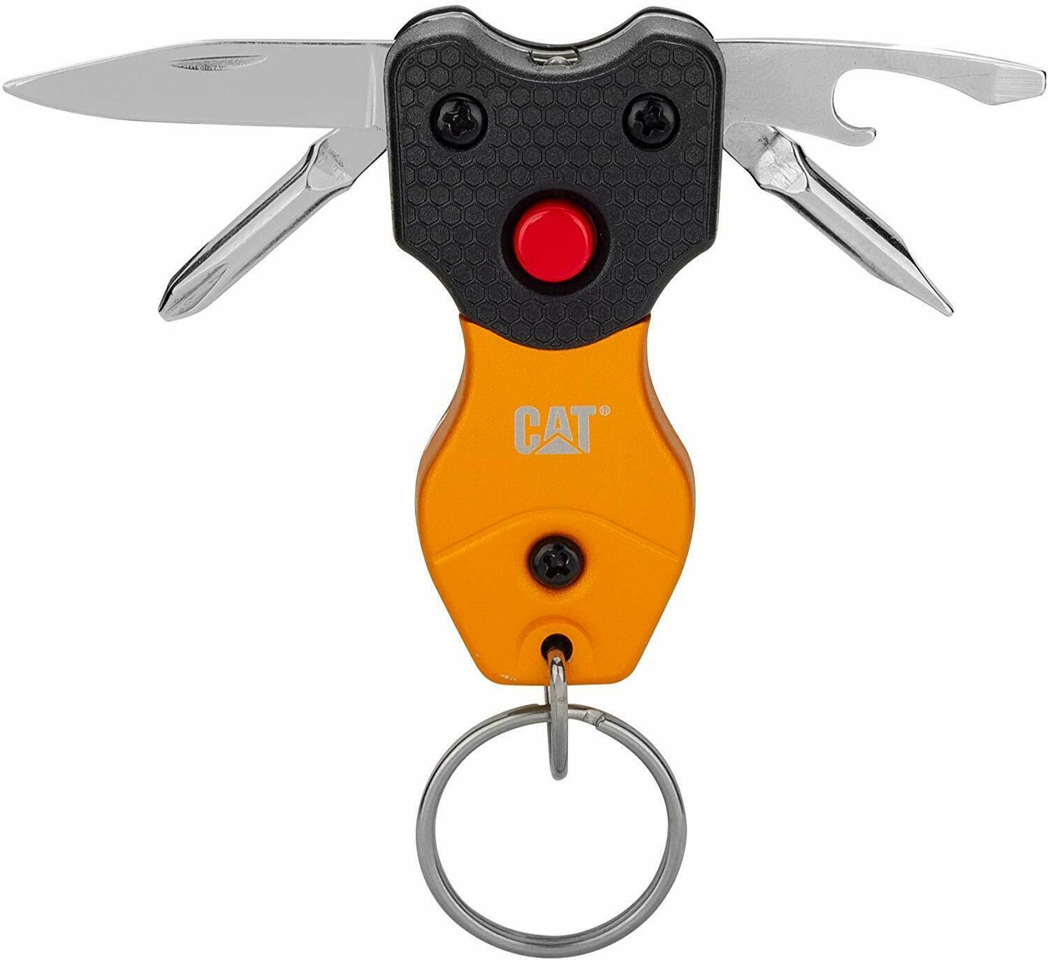 CAT, 2 Pc Multi-Tool Utility + Multi-Tool LED Keychain Set