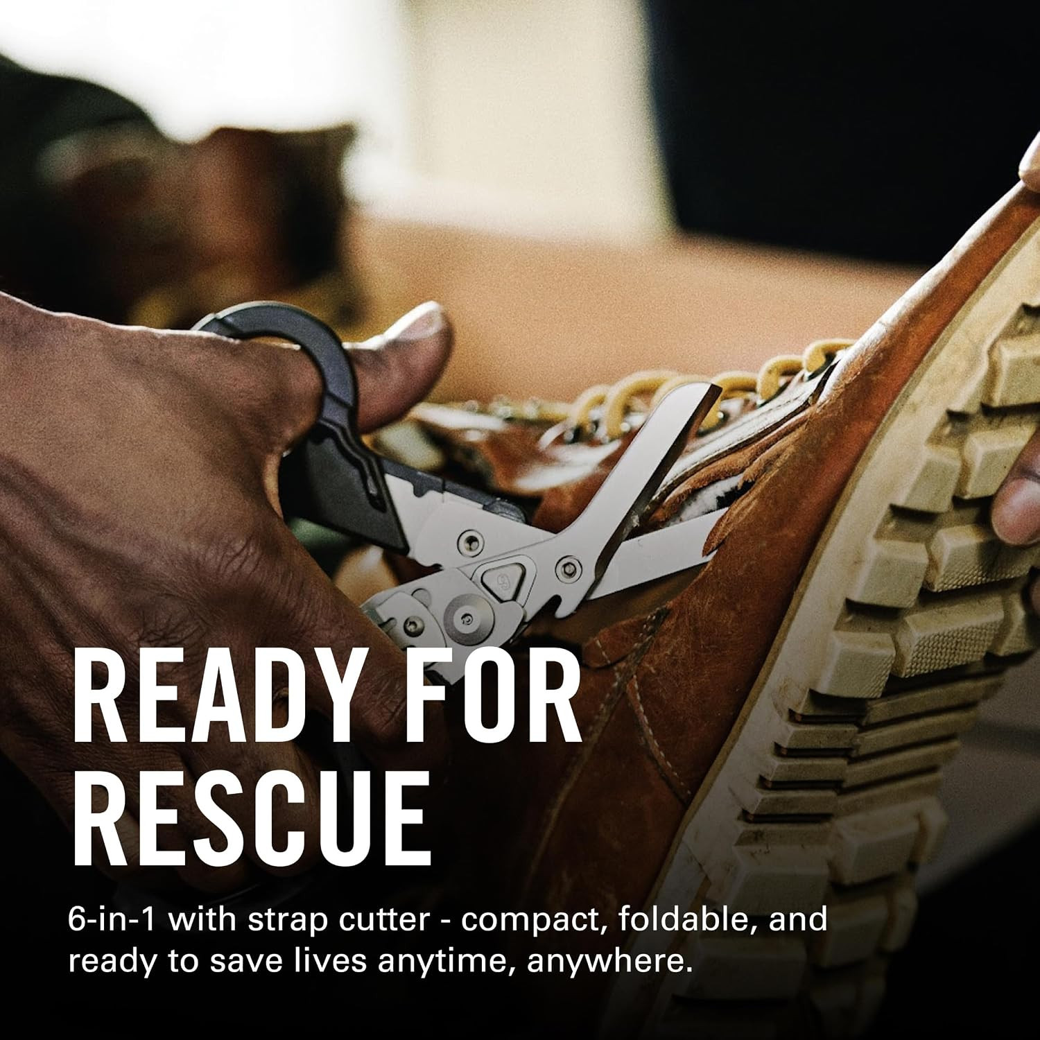 LEATHERMAN, Raptor Rescue, 6-In-1 Heavy-Duty Emergency/Trauma Shears, Made in th