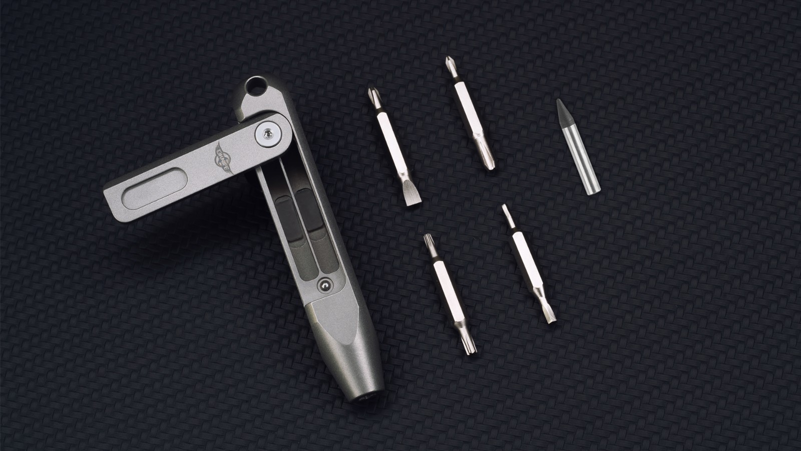 Mini Titanium EDC Pocket Screwdriver Set – 9-in-1 Precision Tool with Magnetic B