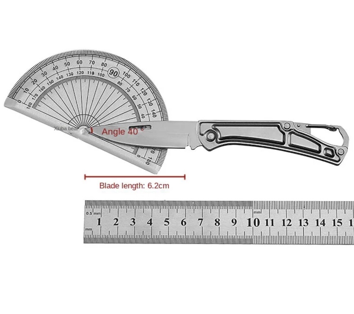 Small Folding Knife Survival Outdoor Tactical Pocket Knife Keychain, Hunting EDC