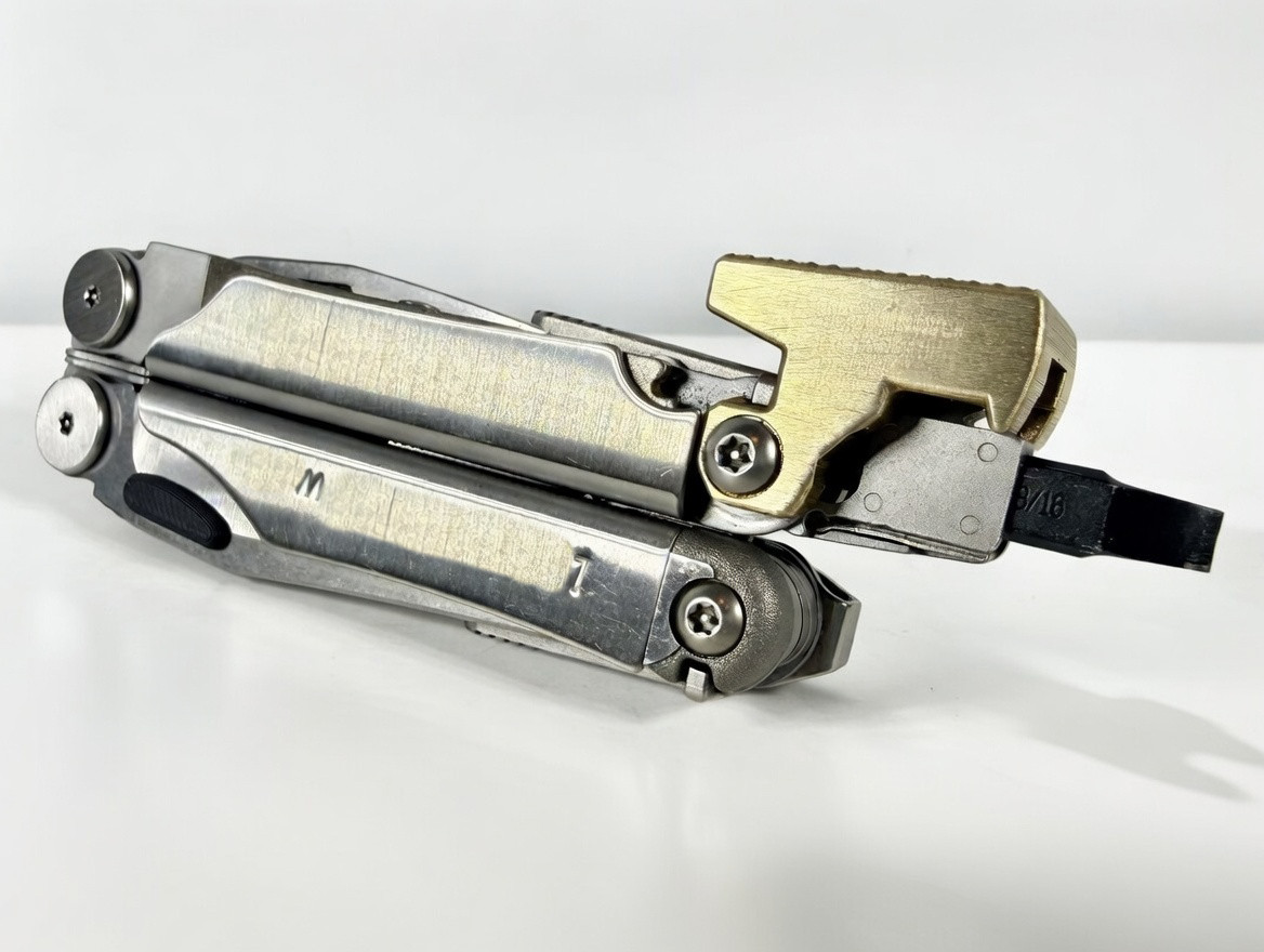 For Leatherman Wave +, BRASS Hammer Head Mod, Modification, CNC Made,Locking,CAD