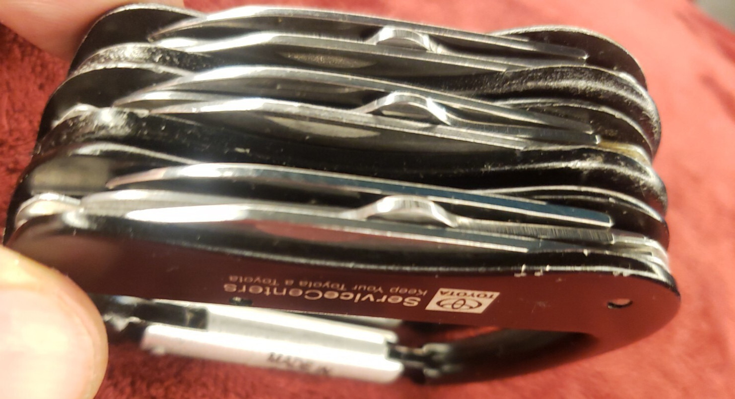 Lot 3 Black Carabiner Multitool with advertising