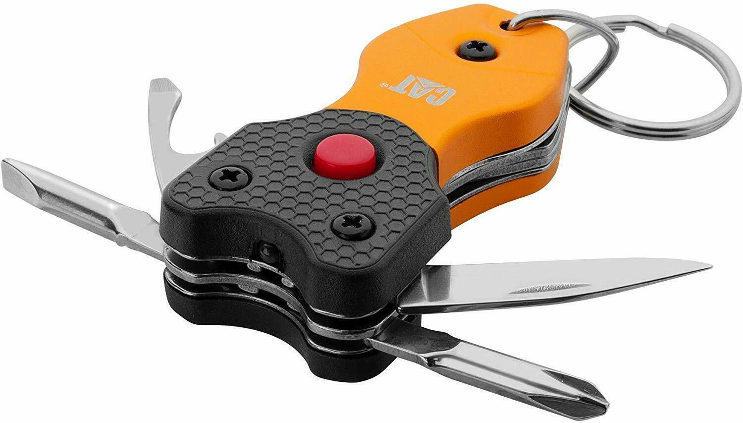 CAT, 2 Pc Multi-Tool Utility + Multi-Tool LED Keychain Set