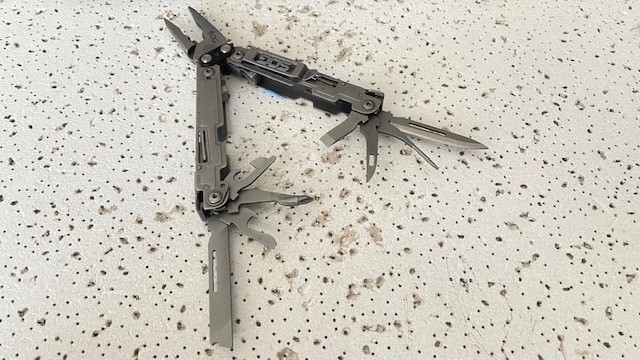 SOG PowerAccess PA1001-CP Stonewashed Stainless Steel Multi Tool Pliers,Knife- –