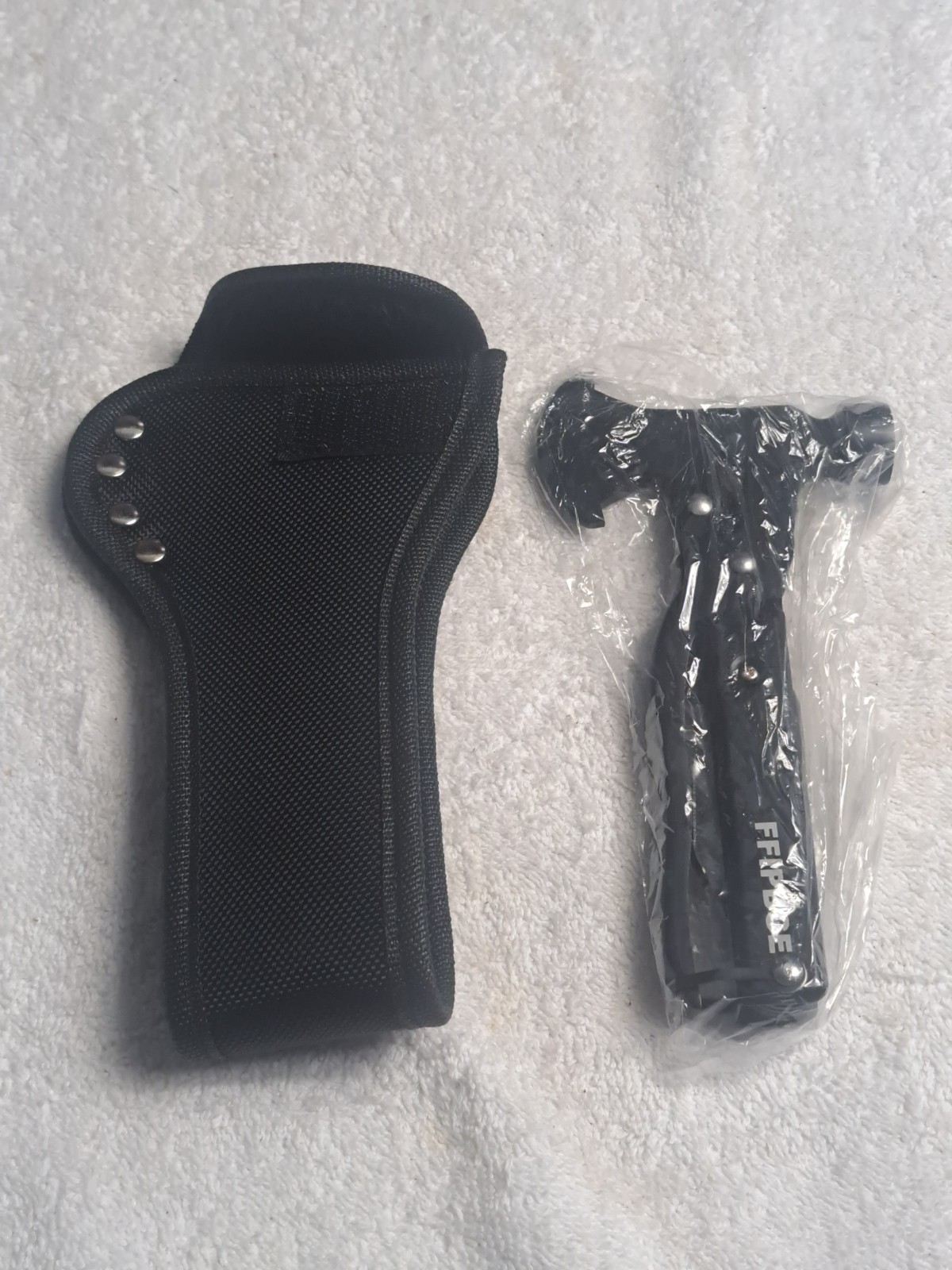 Emergency Survival Multitool w/Nylon Sheath ~ Hatchet Hammer Pliers Saw Knife