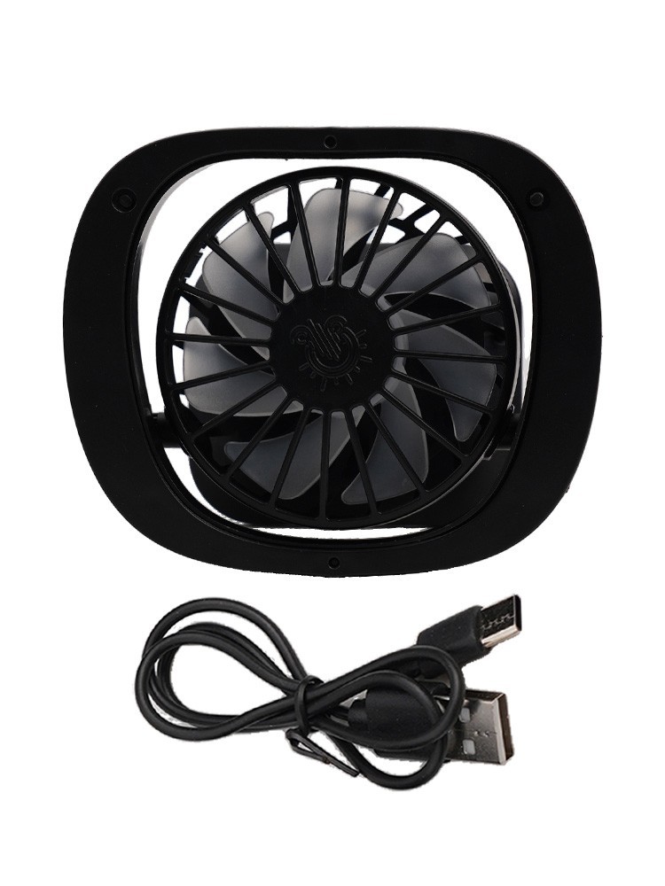 Portable Solar Charging Fan for Hats USB Powered Lightweight and Compact