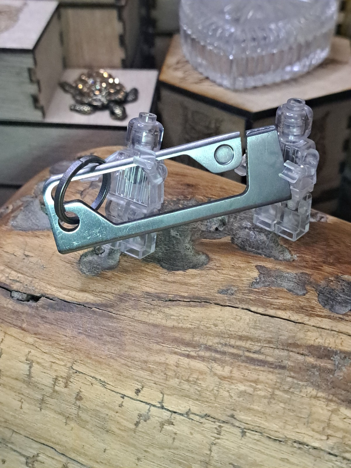 Stainless Steel Minimalist Keychain Utility Knife