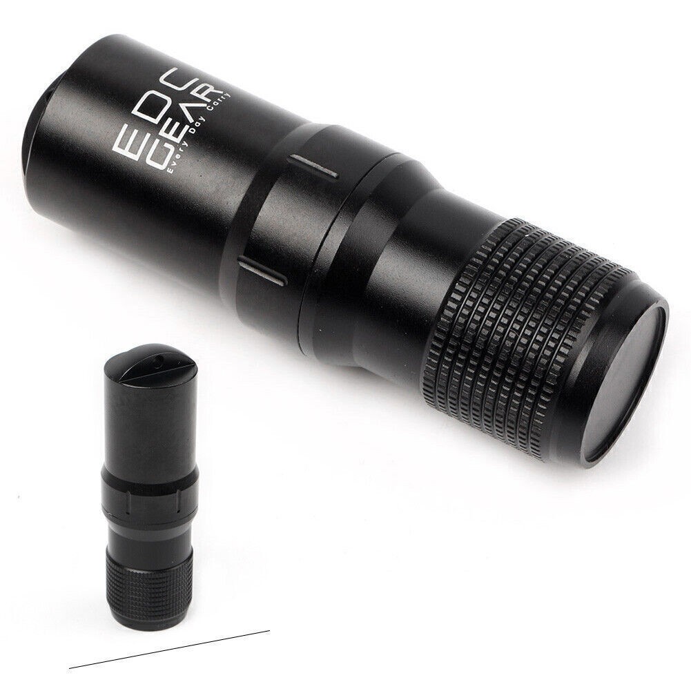 EDC Gear CNC Aluminum Survival Capsule Waterproof Pill/Match Box Container Sport