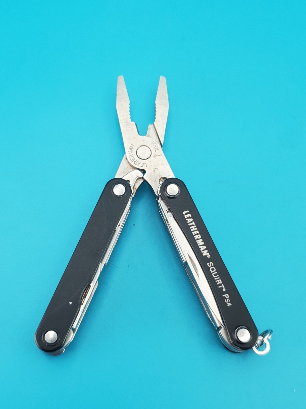 Leatherman SQUIRT PS4 Multi-Tool! BLACK! *broken scissors spring*