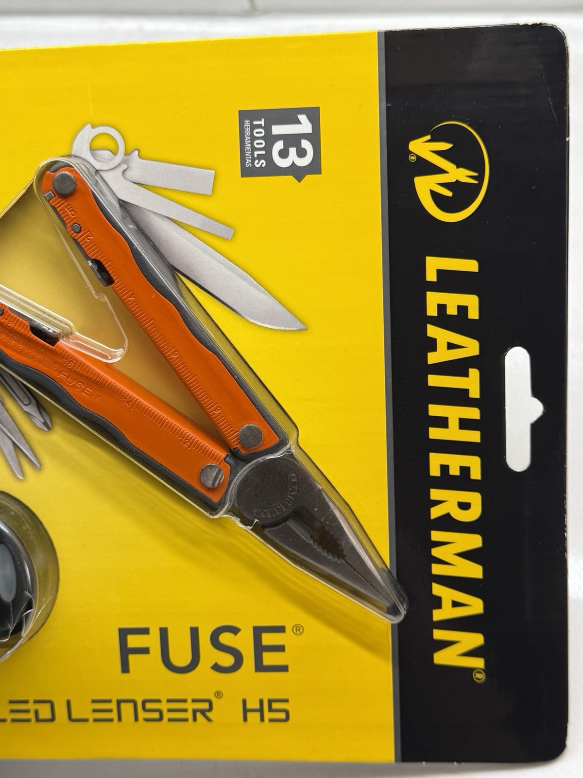 Leatherman Fuse Orange multi tool & Led Lenser Headlight