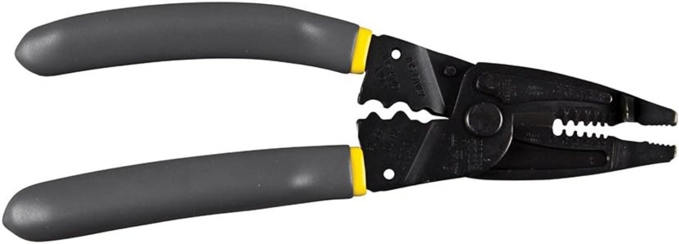 Professional Long-Nose Wire Stripper/Crimper – Ergonomic Electrician Tool
