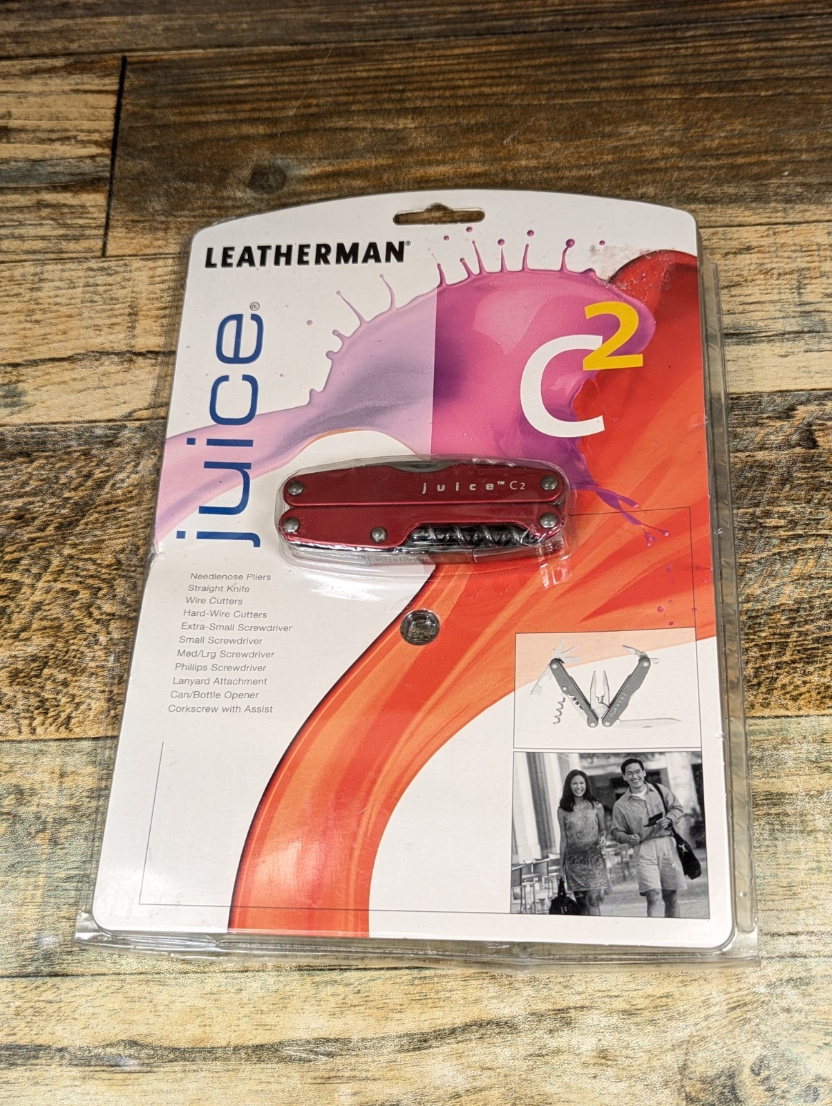 Vintage Leatherman Juice C2 New Old Stock Sealed 2002