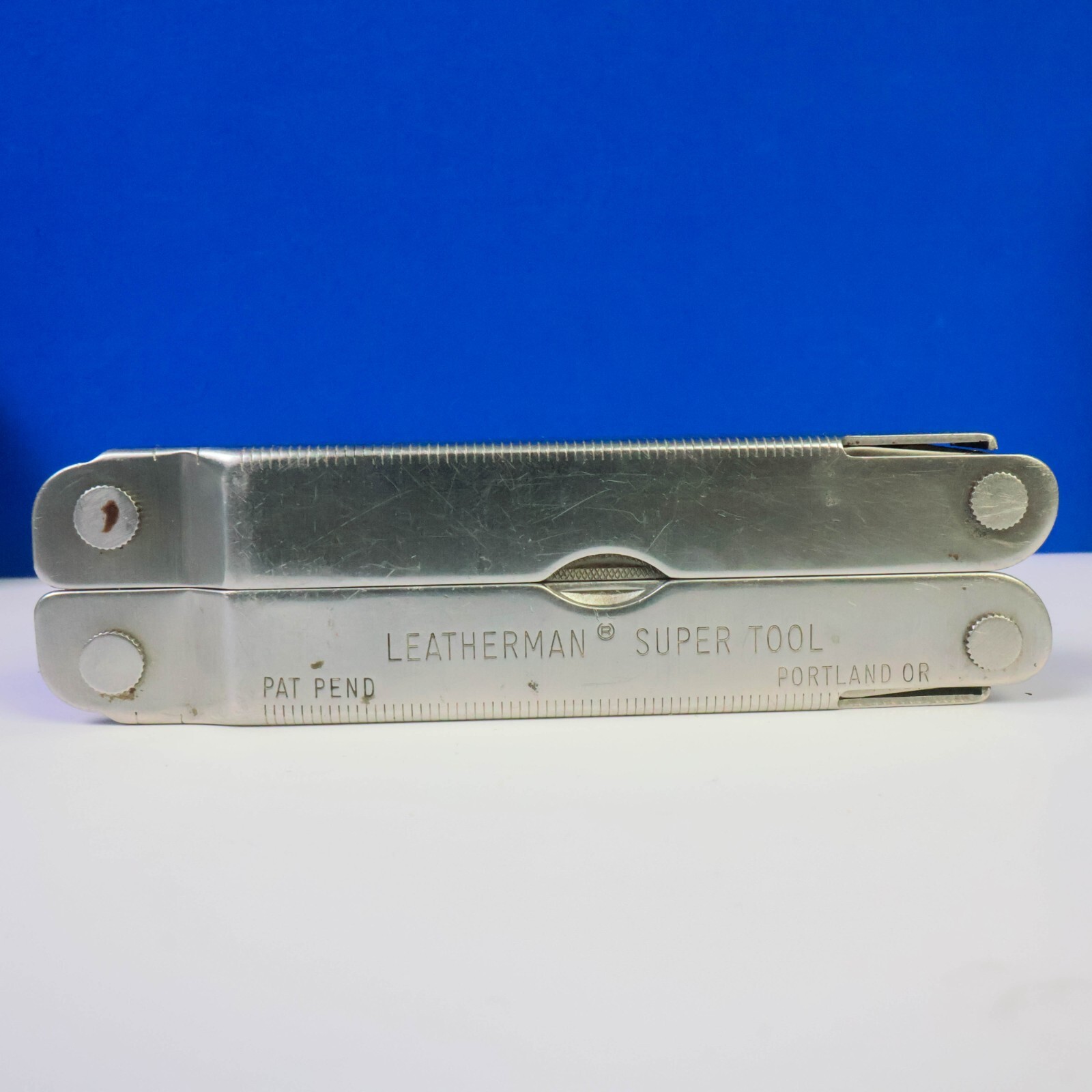 1990s First Gen Leatherman Super Tool Multitool Stainless Steel Pat Pend 1194