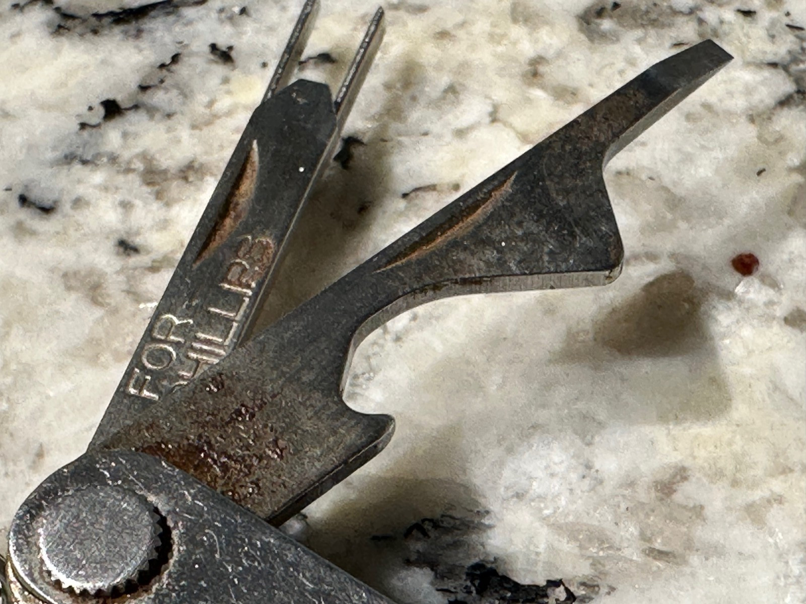 LEATHERMAN MICRA Vintage Made in USA Multi-Tool, Knife, Scissors, Stainless USED