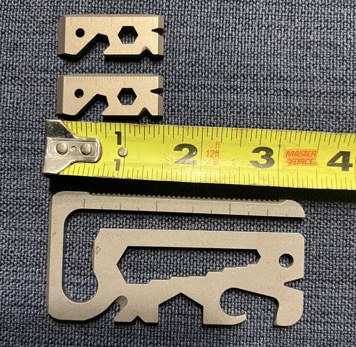 Every Day Carry Card (EDC) Multi-Tool (Credit Card Size) + 2 Mini Tools