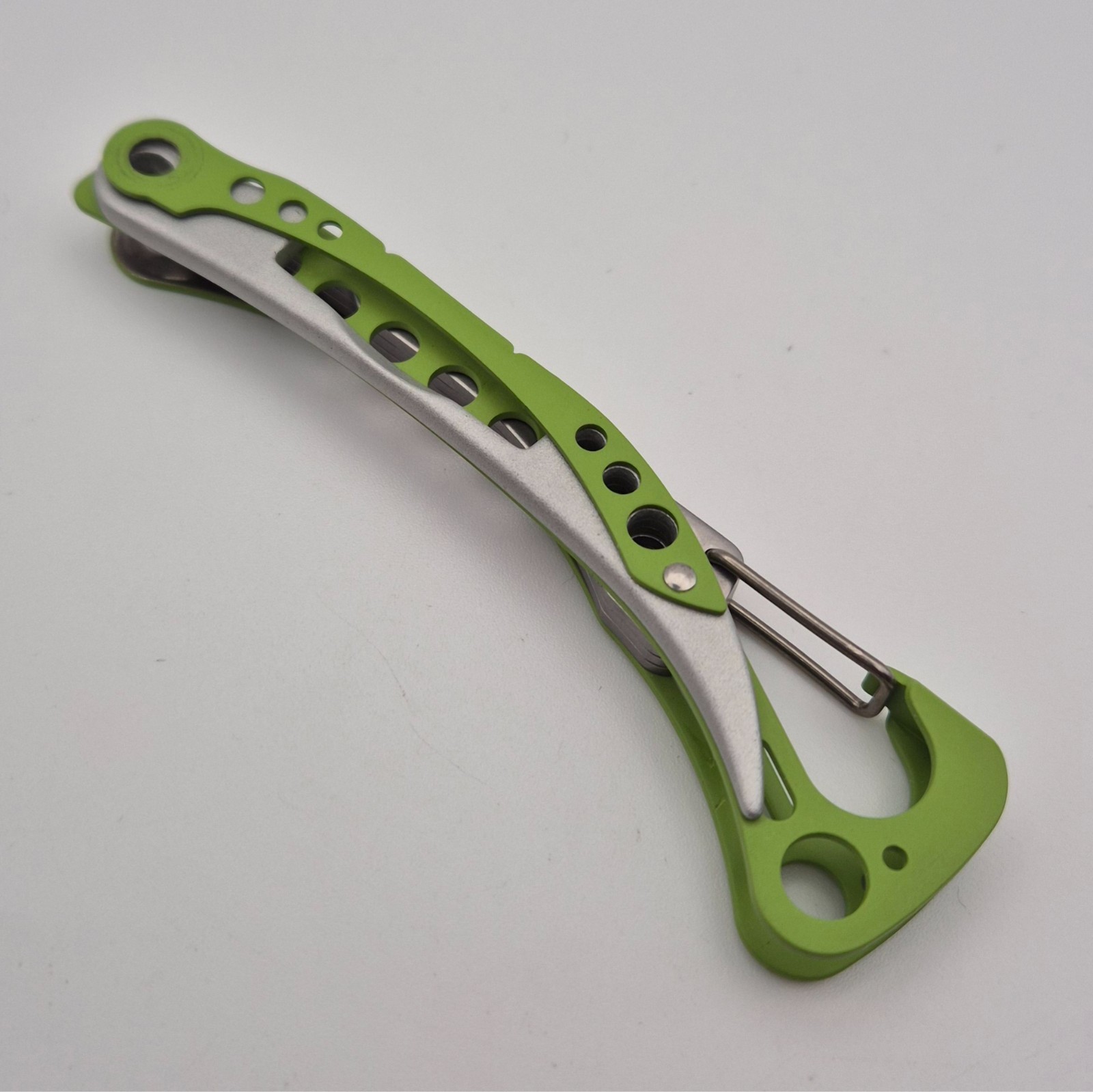 Leatherman Skeletool – Moss Green Frame Side A – New Genuine Mod Part