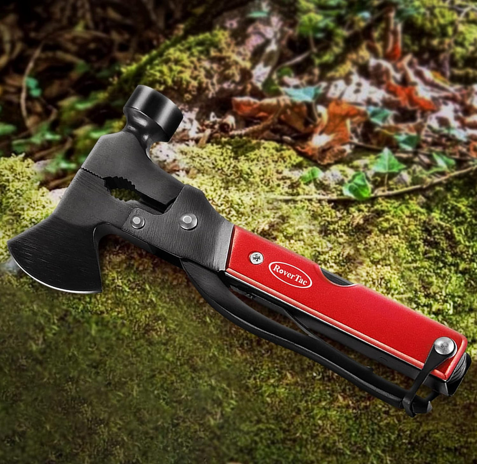 Portable 14 in 1 Hammer Multitool Stainless Steel Hammer Survival Camping Gear