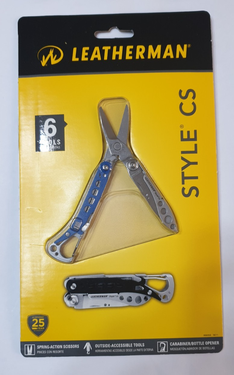 🔥🔥🔥 Leatherman Style CS Royal Blue Collectable Retired Rare New in Blister