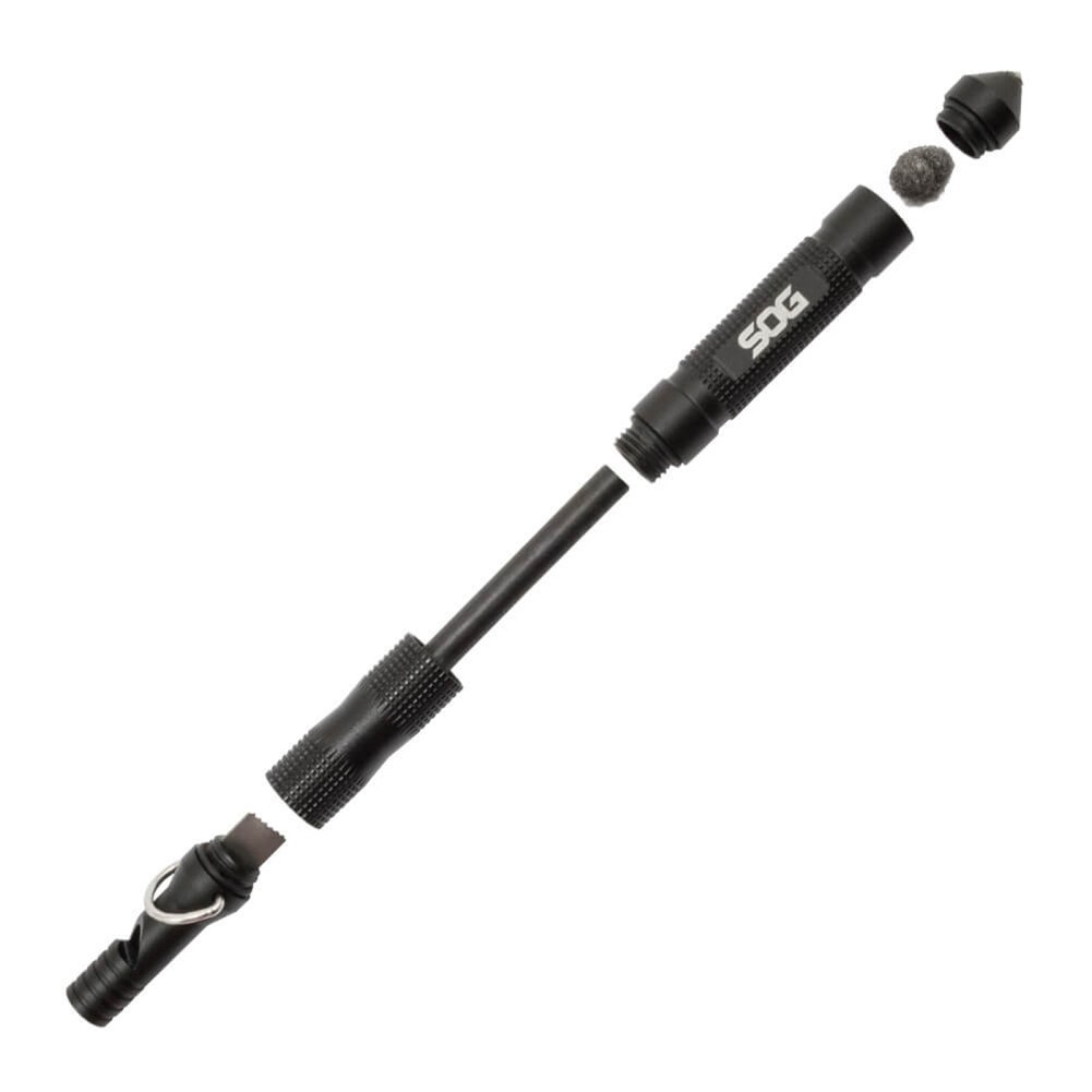 S.O.G. Flint Safety Whistle, Fire Starter, Glass Breaker, Blister (FT1001-CP)