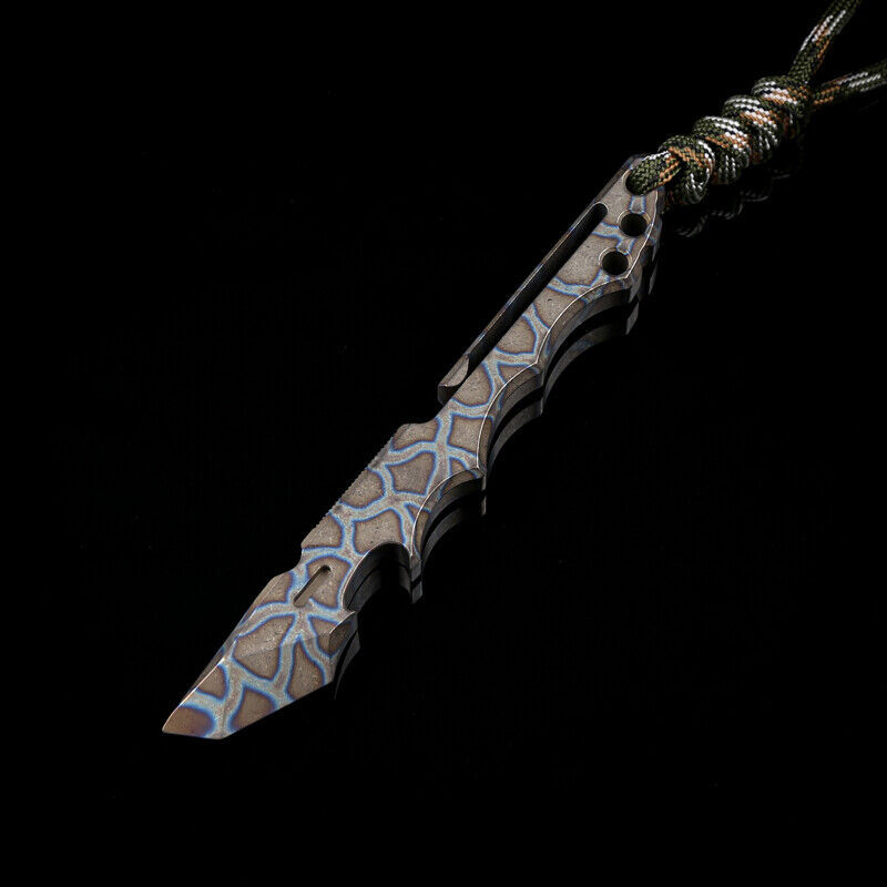 Solid Titanium Tactical Survival EDC Multi Pocket Tool Pry Bar Crowbar Opener