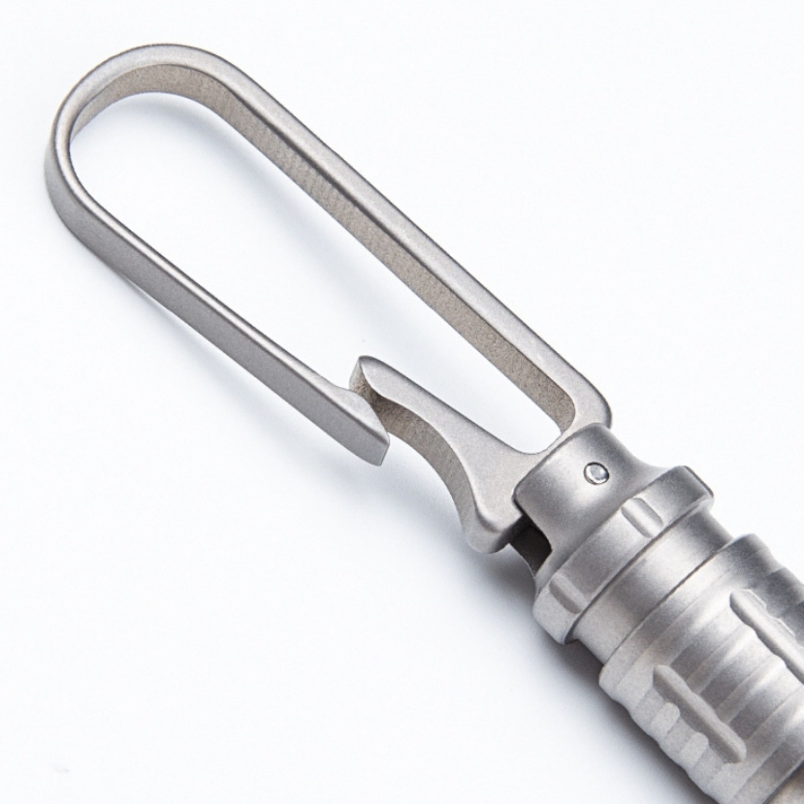 Titanium Alloy Quick Release Keychain Belt Clip Car Key Holder Ring EDC Durable