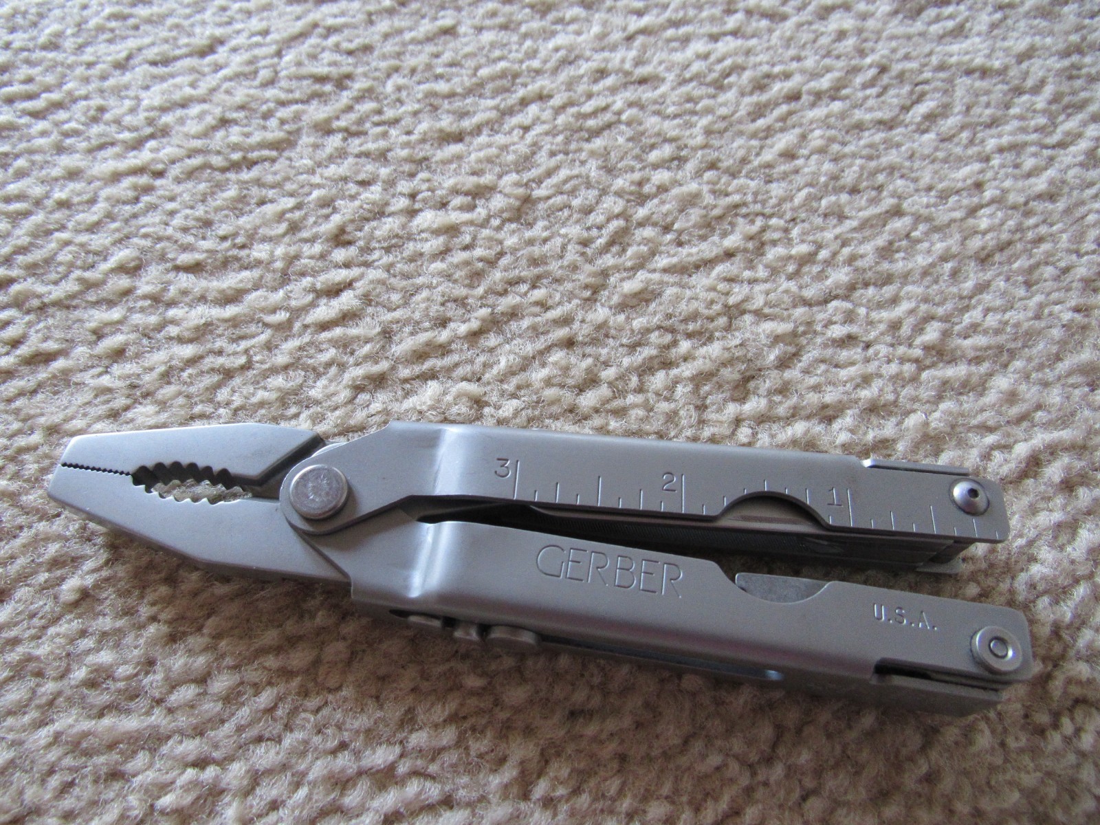 Gerber Multi-Plier Bluntnose – Matte Silver – No Locks – Pat. Pend. – Vtg. 90s