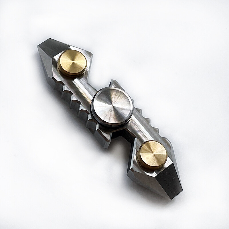 TITANER Titanium Gyroscope Fingertips Spinning Top Gearwheel Toy Pry Bar Tool