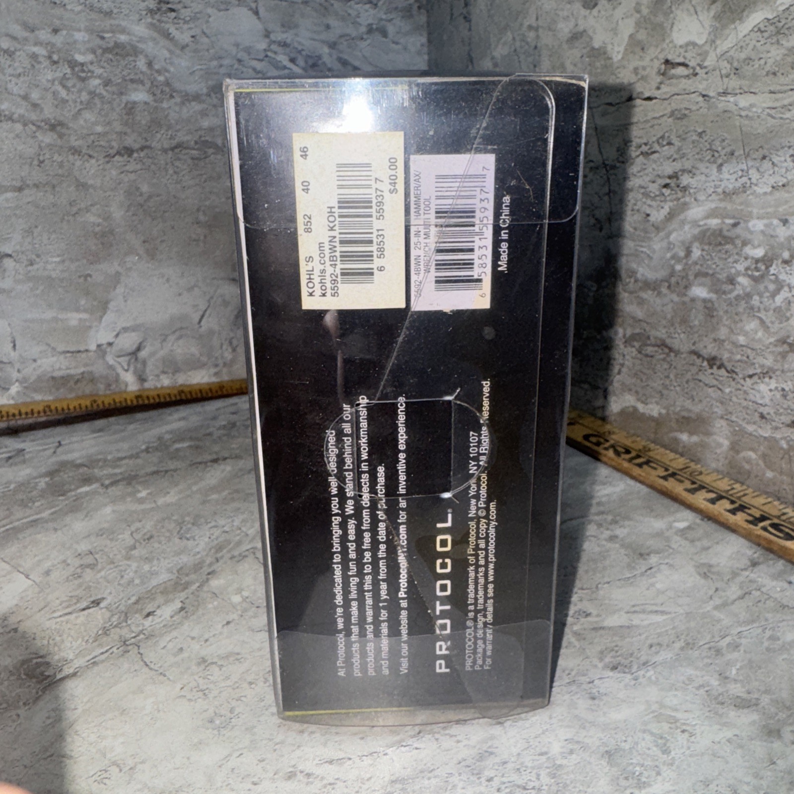 Protocol 25-in-1 Emergency Axe Hammer Wrench Screwdriver Multi Tool New Sealed
