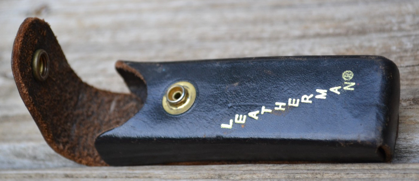 Vintage Leatherman Multi-Tool Dark Brown Leather Sheath/Case Only — Great
