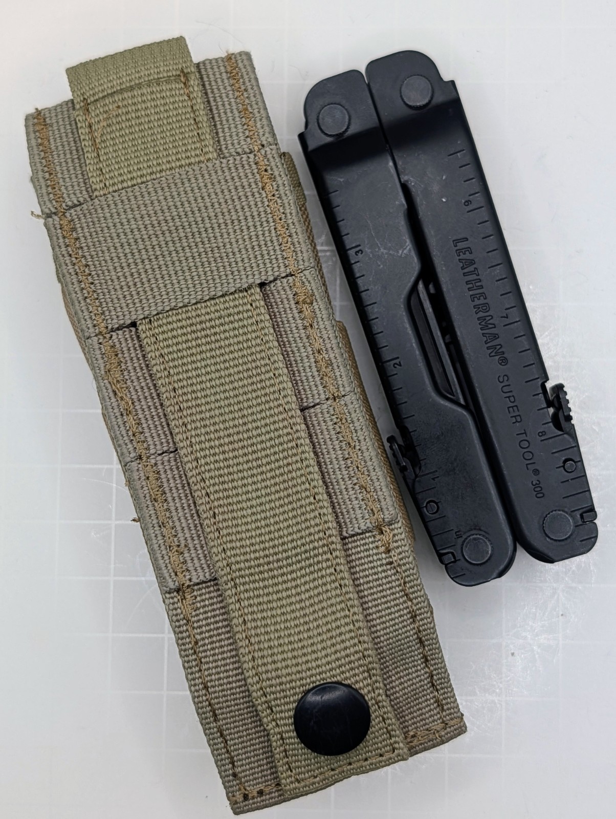 Leatherman Super Tool 300 EOD Multi Tool Black W/Molle Sheath and Clip Holster