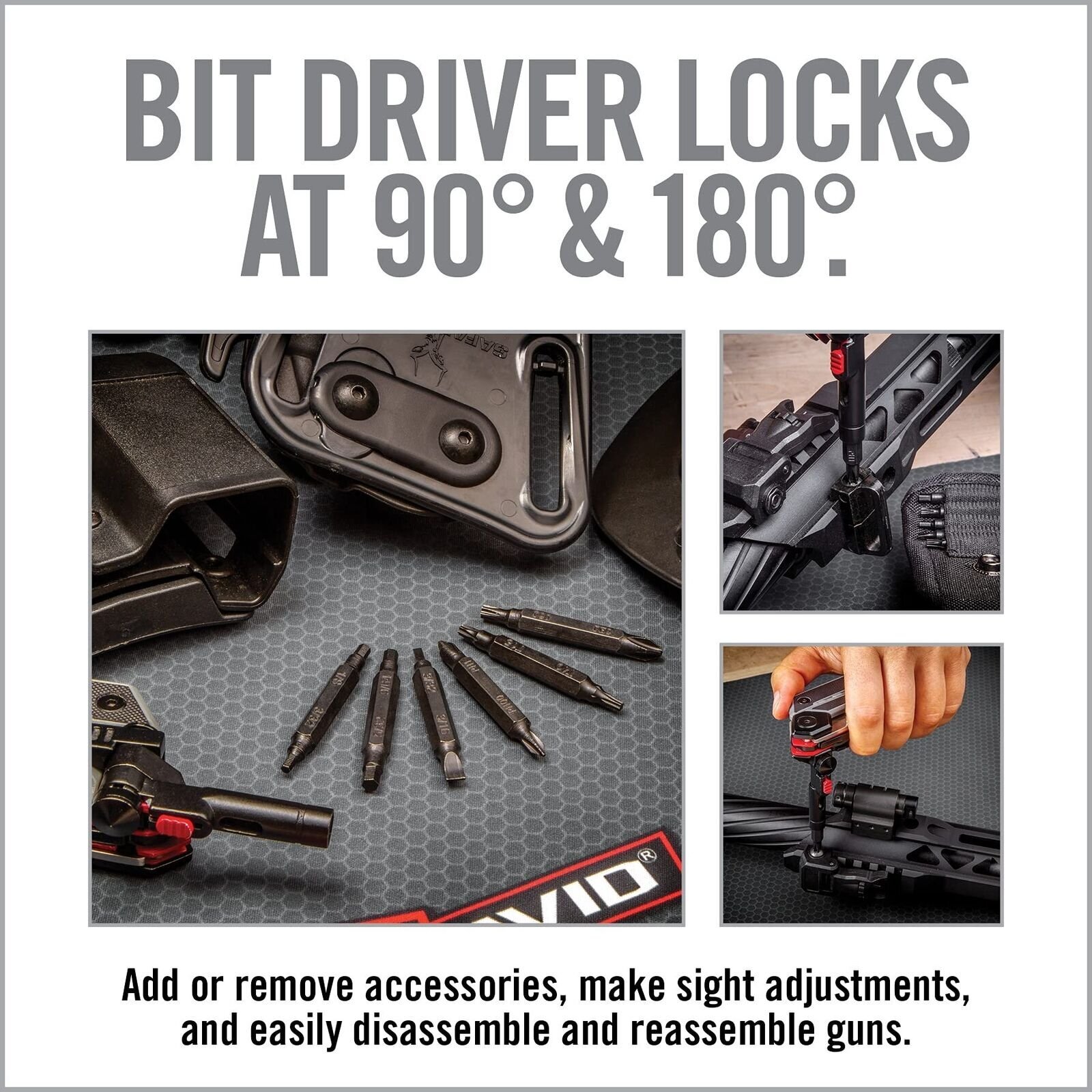 Real Avid Gun Tool Max- 37-in-1 Gun Multitool with 20 Gun Tools, 12 bits, and…