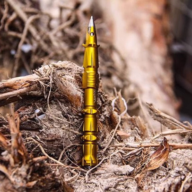 EDC Aluminium Alloy Ballpoint Pen Signature Pen Portable Outdoor Travel Pen