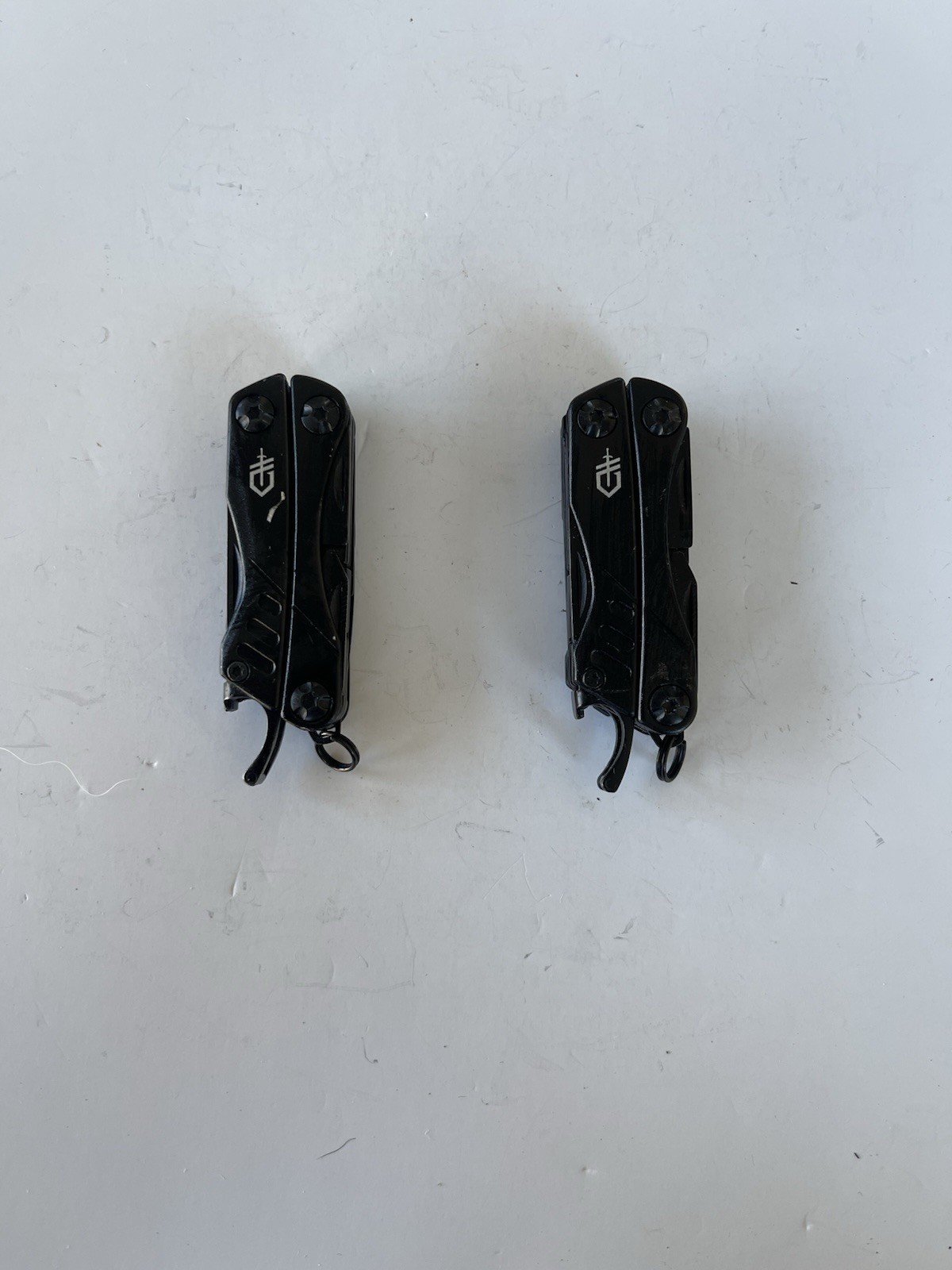 Lot 2 Black Gerber Dime Mini Multitools, Plain Edge, Scissors, Fast Shipping!!!