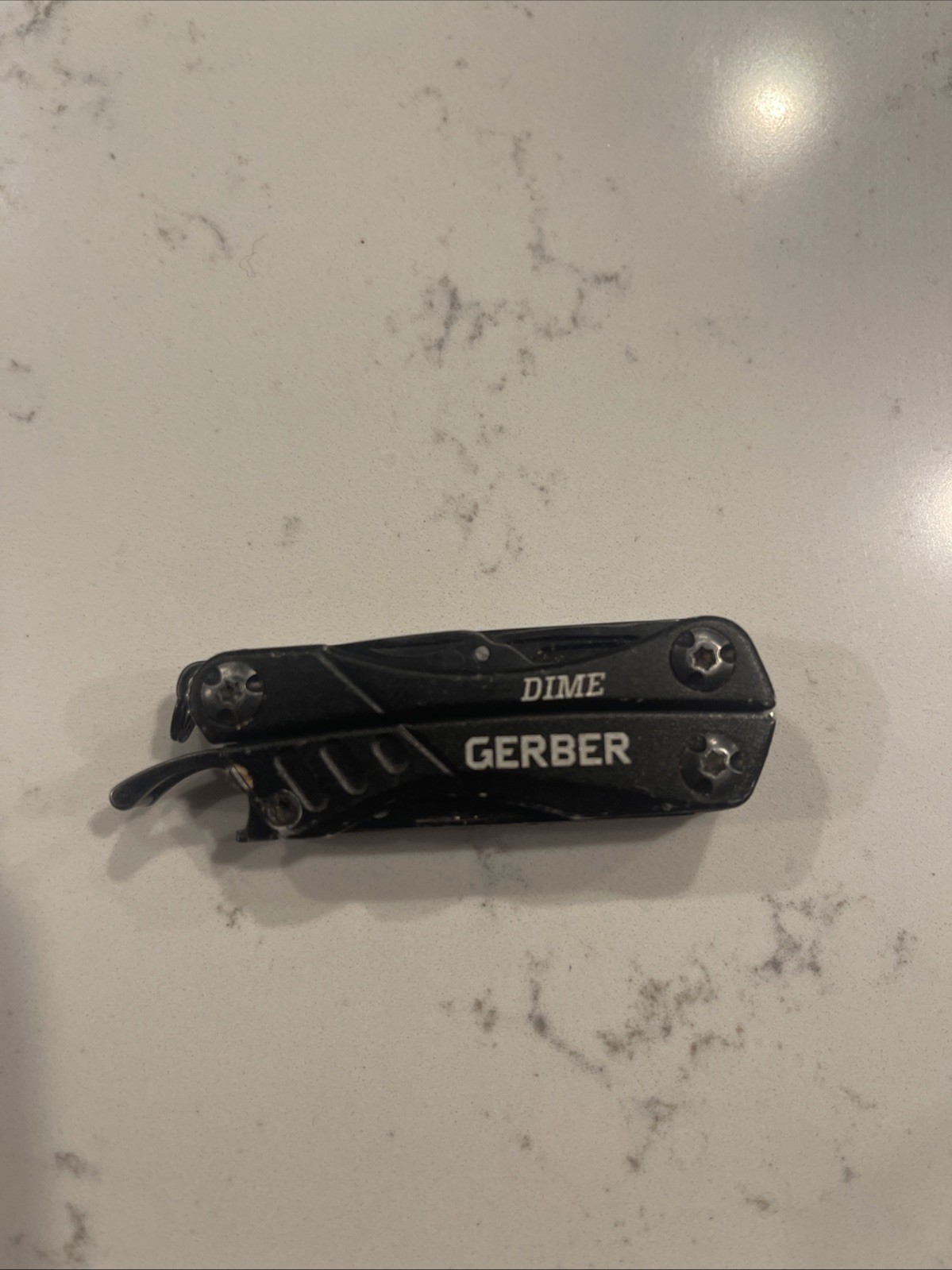 Gerber Dime Mini Keychain Butterfly 10-in-1 Multitool / Black in Great Condition